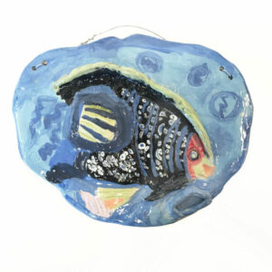 Fish Plaque by Collette Villeneuve