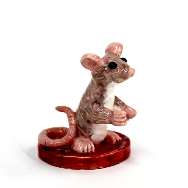 Small rat sculpture by Holly Sabourin