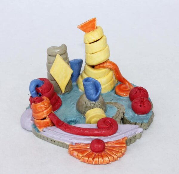 Small abstract sculpture by Holly Sabourin