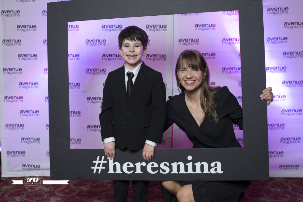 Wendy Holly and her Grandson Jake at Here's Nina