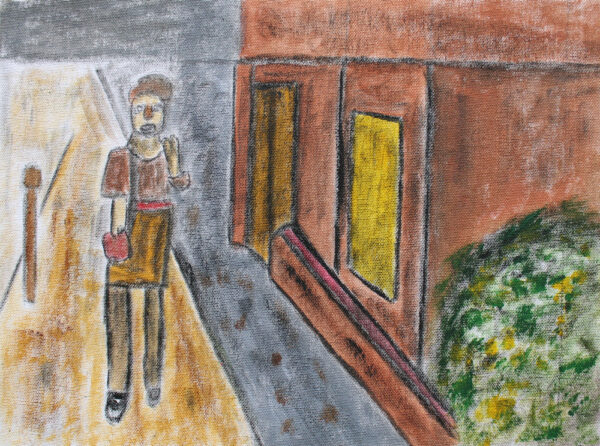 Figure on the Street by Dean Bardal