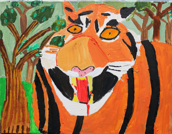 Tiger (Am I Camouflaged Enough?) by Jared Quinney