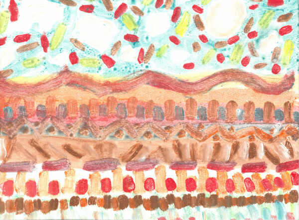 Untitled III Monoprint by Lisa Reece
