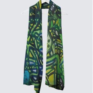 Green Scarf by Uli Rossier