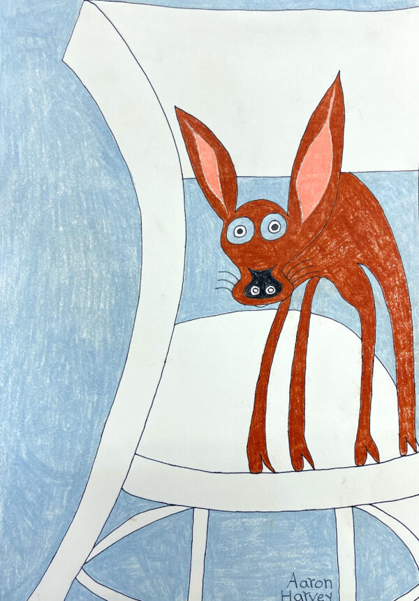 Chihuahua on a Chair by Aaron Harvey
