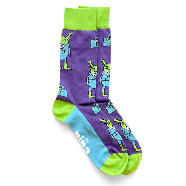 Business Bug Socks by Randy Stennes
