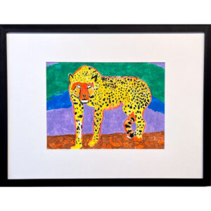Cheetah by Margaret B. (framed)