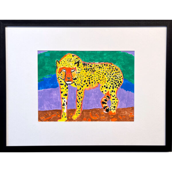 Cheetah by Margaret B. (framed)