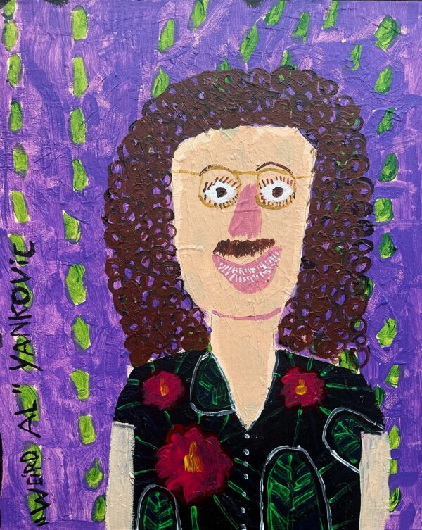 Painting of Weird Al Yankovic