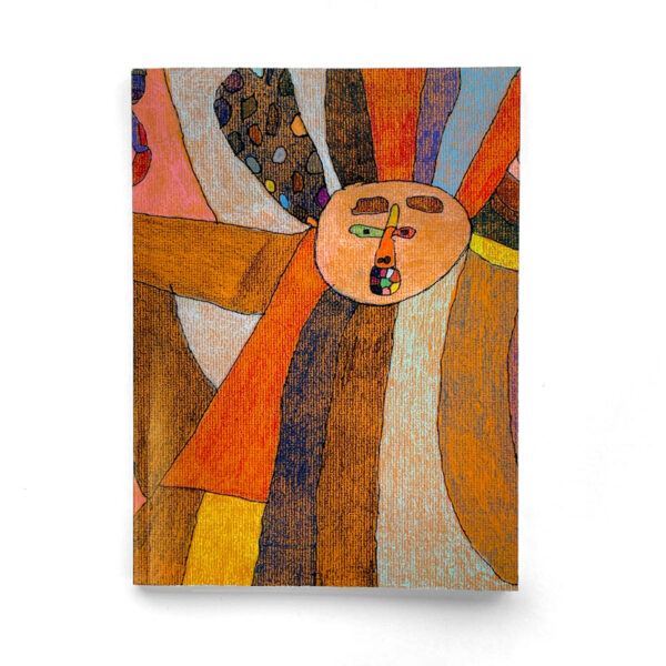 Notebook with cover art by Lina Bruni