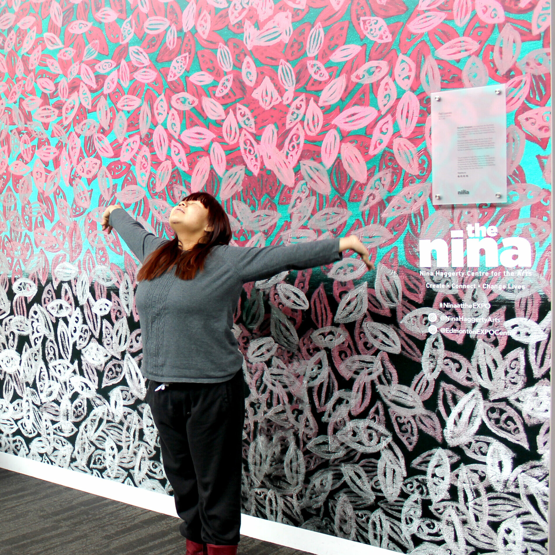 Decinti-Simpson-5-e1674759137671 Mural by Desiree McCook in the window of ATB Place