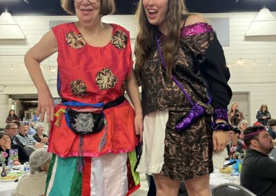 Allison and Maddi on the runway