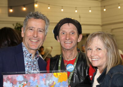 Carl and two patrons