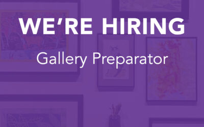 Job Opportunity: Gallery Preparator